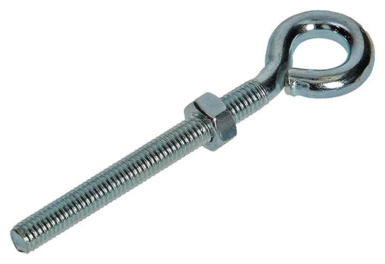 Mack 1008548 - 2 øjebolte + møtrik m6 x 60mm galvaniseret | 10 stk
