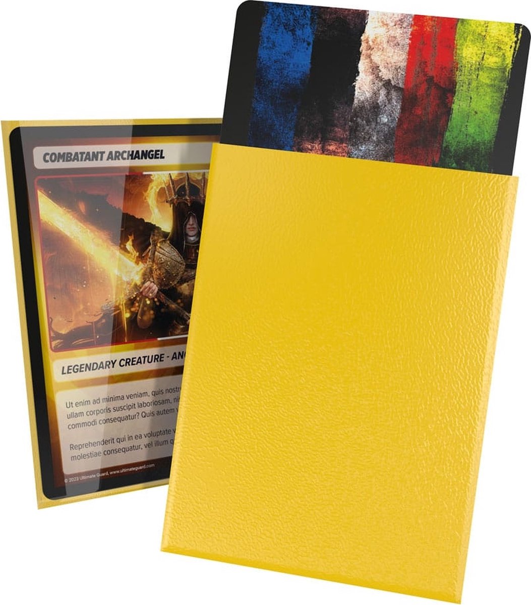 Ultimate guard cortex ærmer standard størrelse (100) - gul