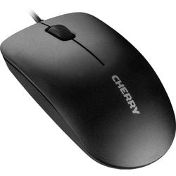 Mouse cherry mc 1000 hvid, sort 1,8 m ambidextrous