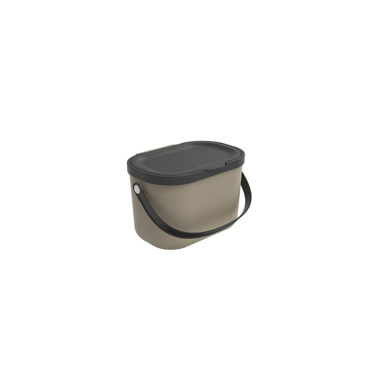 Rotho albula affaldsudskillere - organisk affaldsbeholder - 3,2 l - genbrugsmateriale - cappucino