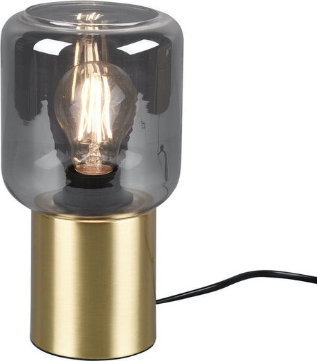 Rl lev dit lys virkelighed nico - bordlampe - messing mat - ekskl. 1x e27 4w
