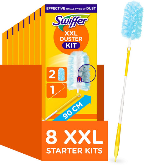 Swiffer duster xxl kit original - 8 x (1 håndtag + 2 refills)