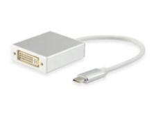 Udstyr 133453 USB Type C han til DVI-I Dual Link hun-adapter, 15 cm