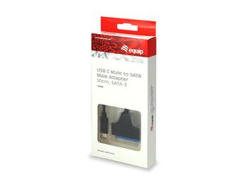 Udstyr 133456 USB Type C han til SATA han adapter, 50 cm