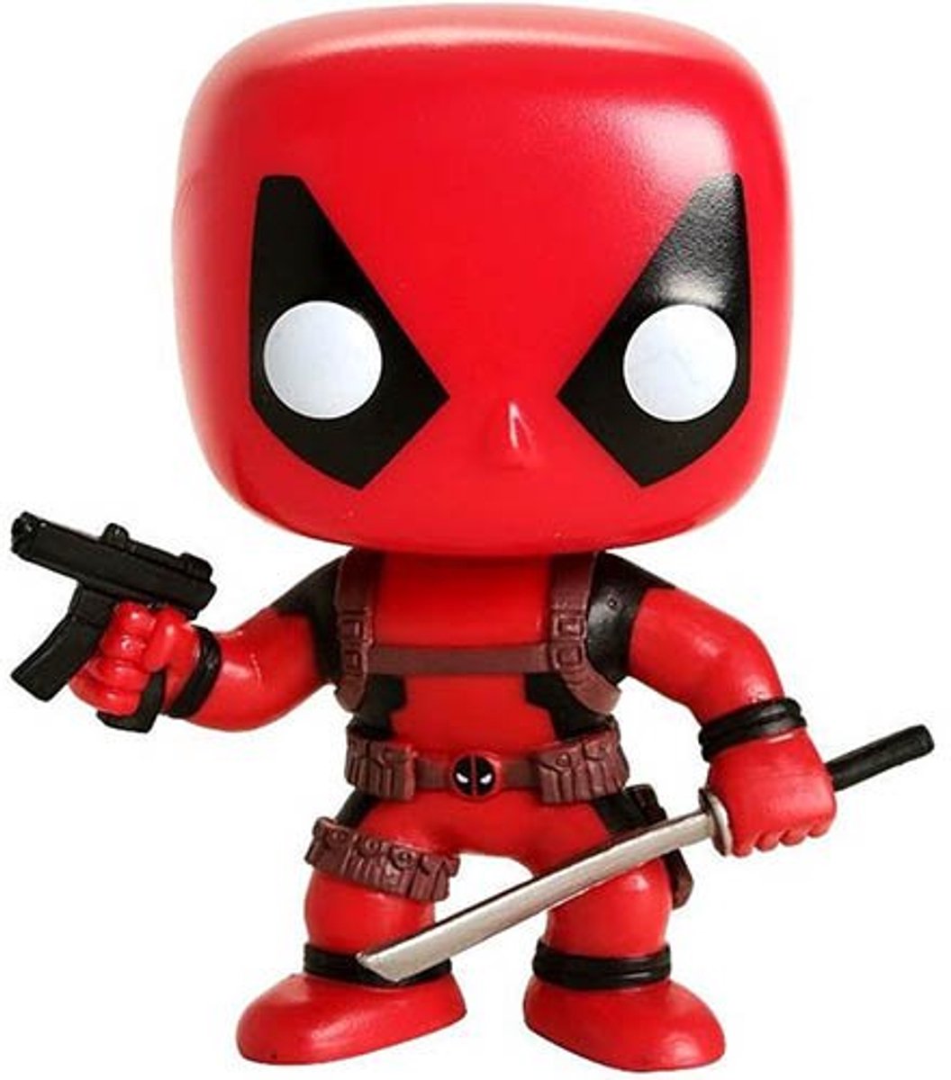Funko pop! deadpool - marvel figur på 10 cm - i udstillingsboks
