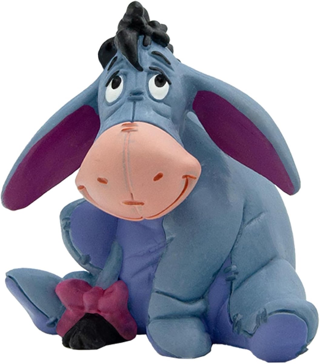 Bullyland 12343 – legefigur og samlerfigur Eeyore fra Winnie the Pooh, ca. 5,5 cm – naturtro og detaljeret design – ideel som kagefigur og lille gave til børn fra 3 år.