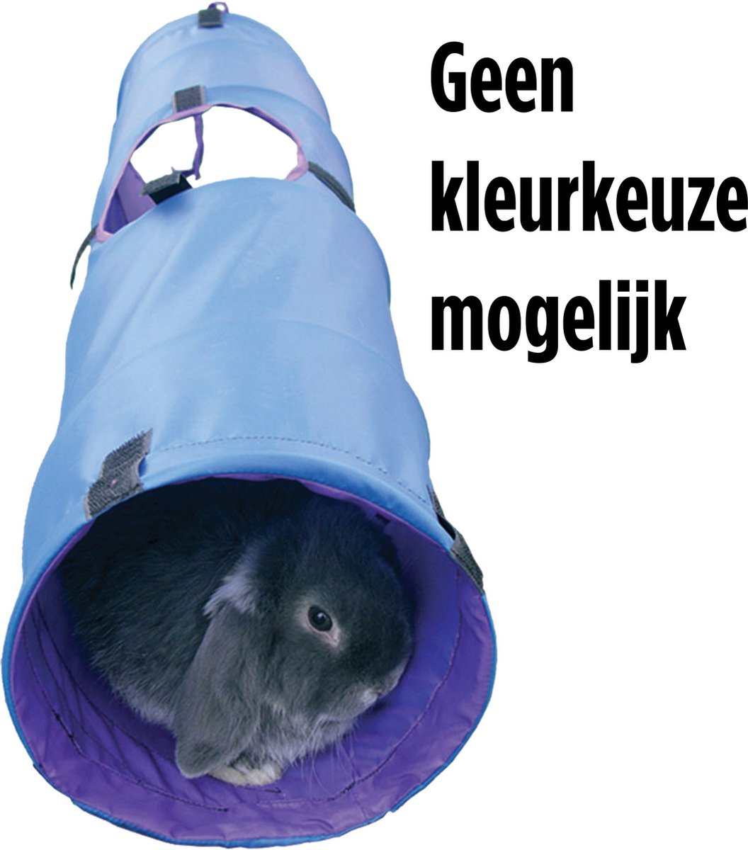 Kanintunnel af palisander - legetøj til kaniner - 90 x 20 x 20 cm