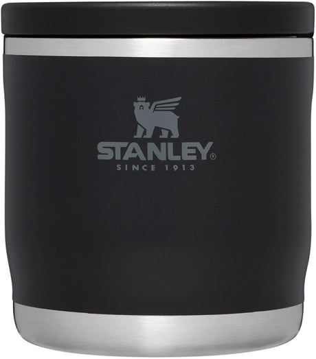 Stanley adventure to-go termokande madkasse 350 ml - 4 timer varm - 4 timer kold - lækagesikker madbeholder - nem påfyldning og rengøring - BPA-fri - sort