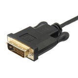 Udstyr 133468 usb type-c til dvi-d kabel, han han, lige, 1,8 m, sort