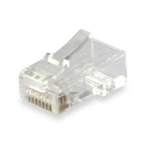 Udstyr 121144 rj45 stiksæt med 100 stk, utp, kat.6