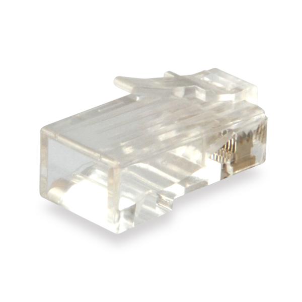 Udstyr 121144 rj45 stiksæt med 100 stk, utp, kat.6