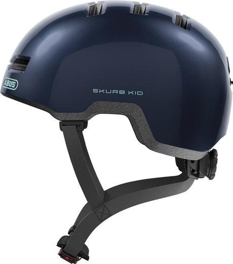 Abus skurb kid - cykelhjelm - børn midnatsblå m (50 - 55 cm)