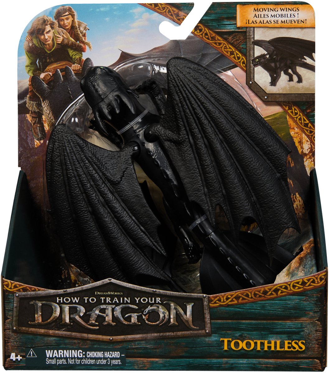Dreamworks drager spin master, hvordan du træner din dragelegetøj drage figur flerfarvet.