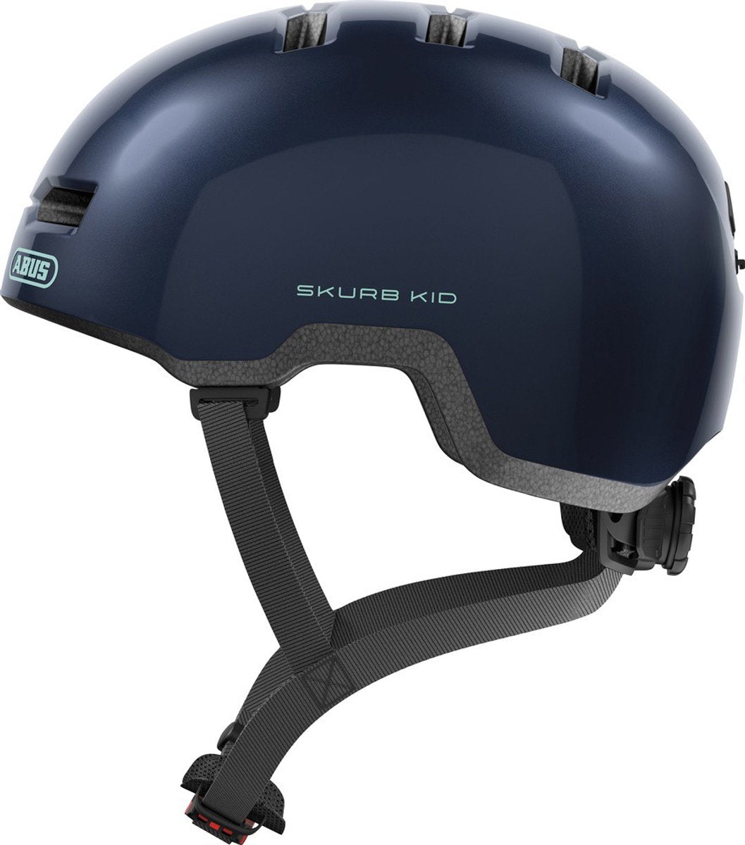 Abus skurb kid - cykelhjelm - børn midnatsblå m (50 - 55 cm)