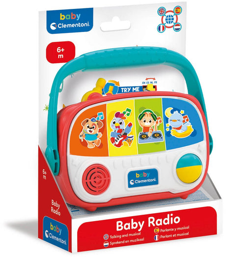 Clementoni babytaler og musikalsk radio