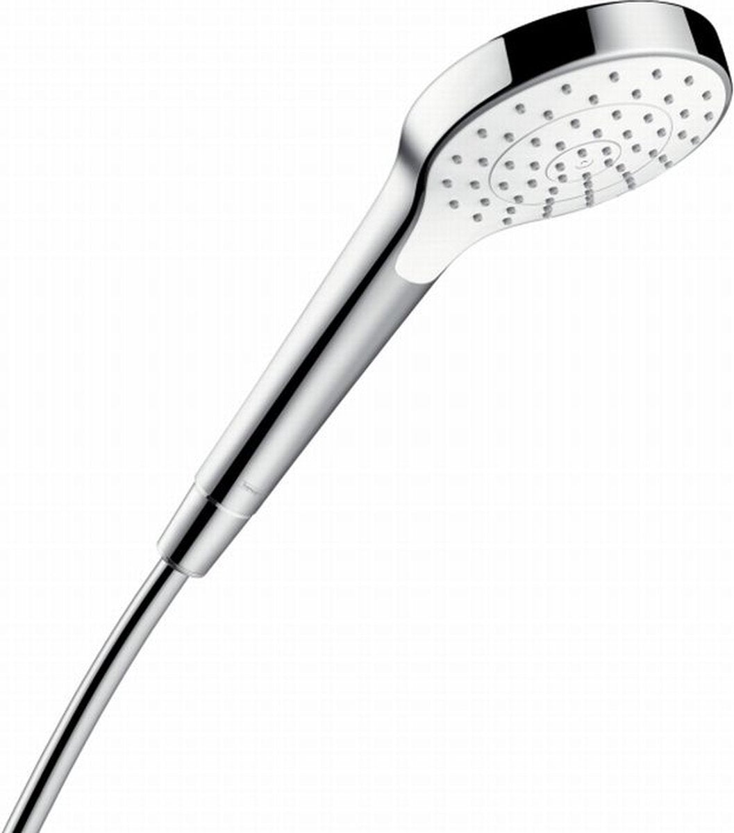 Hansgrohe croma select håndbruser ecosmart - 1 spray type - hvid krom - brusehoved diameter 110 mm