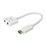 Udstyr 133460 usb til lydadapter, usb type-c -> 3,5 mm jackstik
