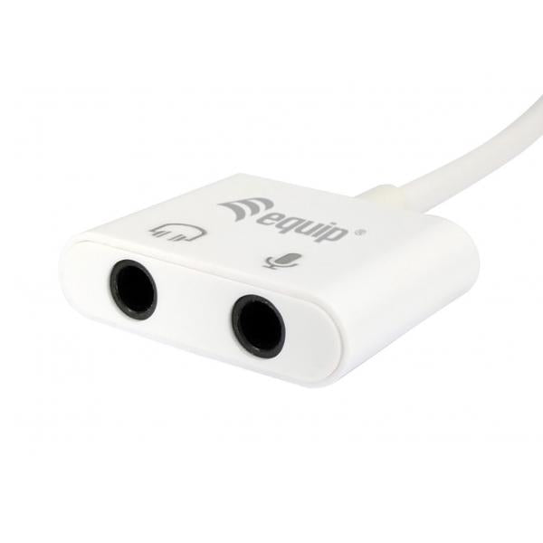 Udstyr 133460 usb til lydadapter, usb type-c -> 3,5 mm jackstik