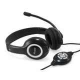 Udstyr 245301 gaming headset, USB, hovedbånd, binaural, digital, sort
