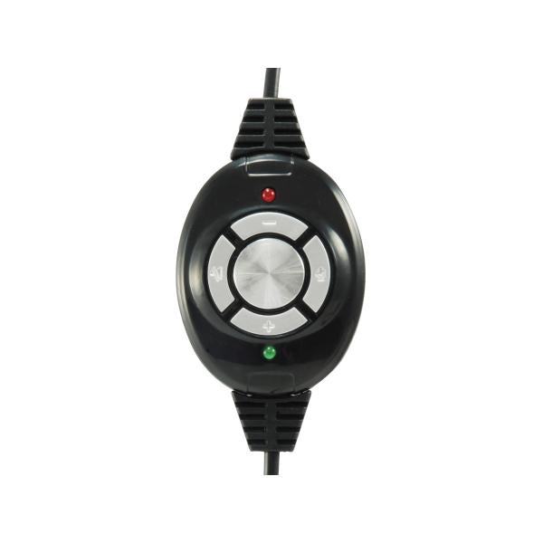 Udstyr 245301 gaming headset, USB, hovedbånd, binaural, digital, sort