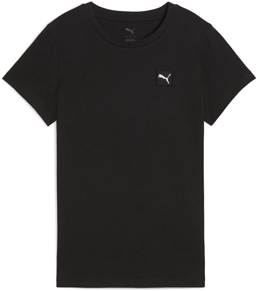 Puma ess forhøjet t-shirt dame t-shirt - sort