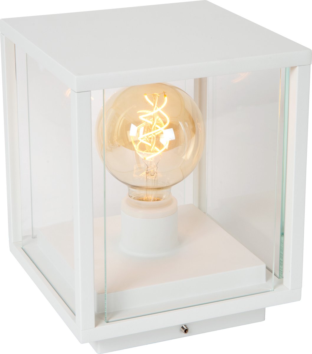 Lucide claire - piedestal lampe - 1xe27 - ip54 - hvid