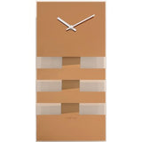 Nexttime ur 2855co fed striber, 38x19 cm, væg, kobber