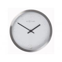 Næste gang ur 2991ar panici nummer, ø34 mm, væg, hvid