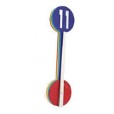 Næste ur 2995di farveguide, ø 60 cm, væg, flerfarvet