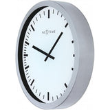 Nexttime ur 3031 magic - stribe, 25x35,2 cm, væg, hvid