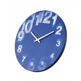 Nexttime ur 3077bl 3d, ø39,5 cm, væg, blå hvid