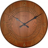 Næste ur 3113br træ rund, ø50 cm, væg, brun