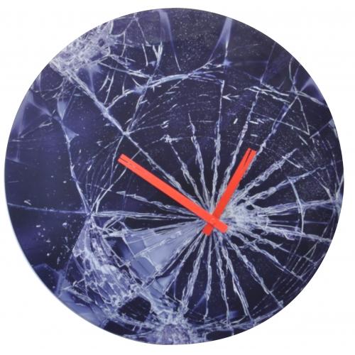 Næste ur 8147 crash, ø43cm, væg, blå