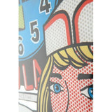 Næste gang ur 8167 delux middag, 43x43cm, væg, flerfarvet