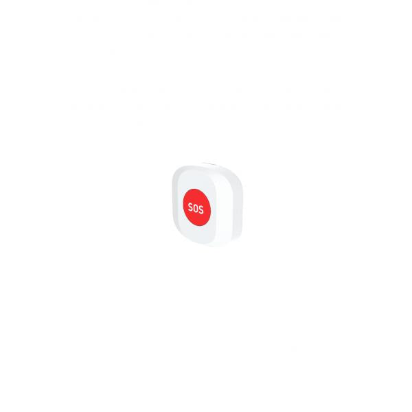 Woox r7052 smart sos-knap, wifi 2,4 ghz, zigbee 3.0, amazon alexa google assistent, 30m, hvid