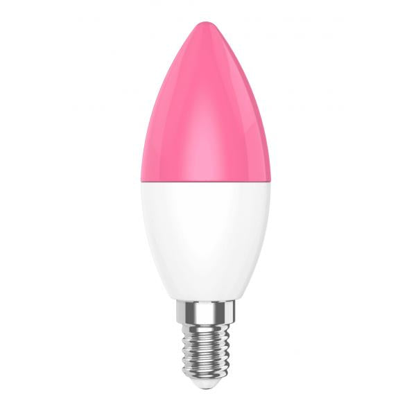 Woox r9075 smart rgb led pære, wifi, e14, cct, google assistent amazon alexa
