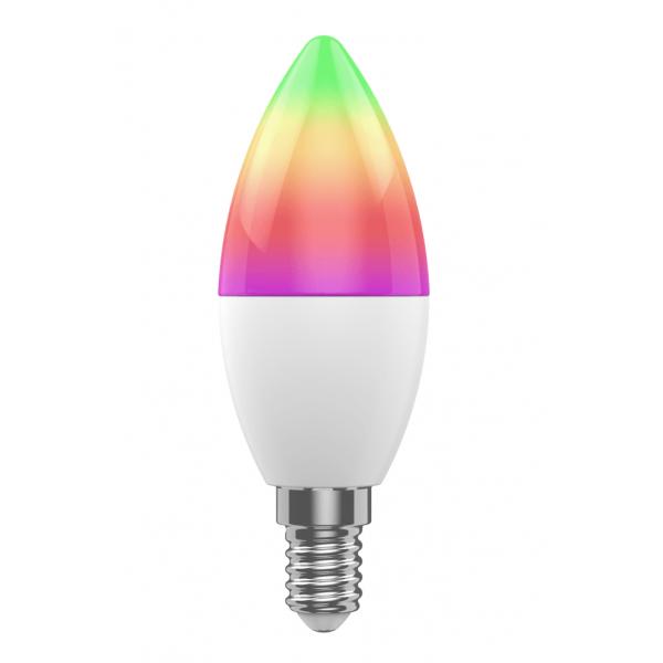 Woox r9075 smart rgb led pære, wifi, e14, cct, google assistent amazon alexa