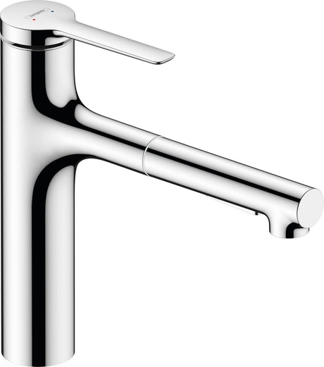 Hansgrohe zesis m33 - køkkenblandingsbatteri - etgrebsbetjening - 160 mm størrelse - udtræksspray - 2 sprayfunktioner - krom