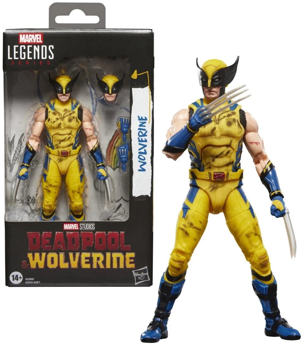 Hasbro deadpool wolverine - wolverine - figure legends serie 15cm