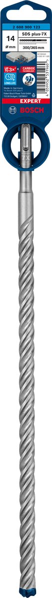 Bosch expert sds plus-7x borehammer 14 x 300 x 365 mm