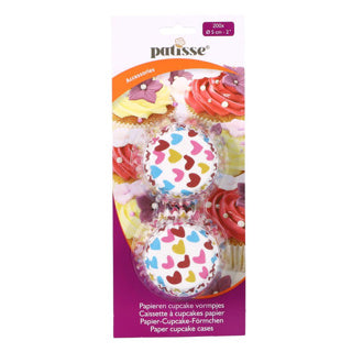 Patisse papir cupcake forme 200 stk 5 cm | 4 stk