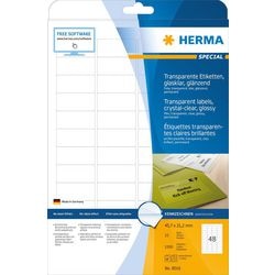 Herma - selvklæbende folieetiketter - holdbar - 21,2 x 45,7 mm 1200 label(s) (25 buer x 48) (8016)