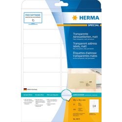 Herma special - selvklæbende adresselabels (mat) - holdbar - 99,1 x 38,1 mm 350 label(s) (25 buer x 14) (8671)