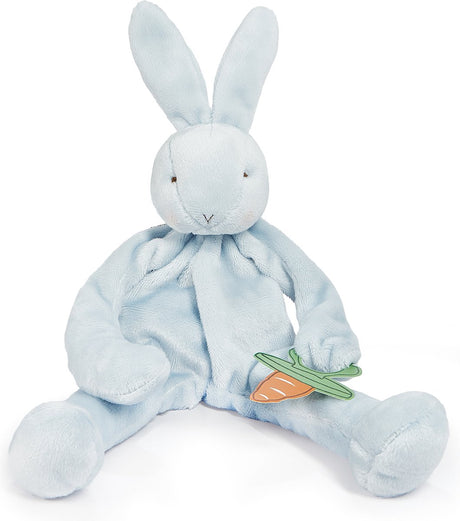 Bunnies by the Bay putteklud med kanin sutteholder - sutteklud - ekstrem blød - Velcro lukning til sut - kan maskinvaskes - 25 cm - blå