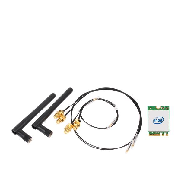Shuttle wln-m1 universal wlan-ax bluetooth combo kit med m.2 kort