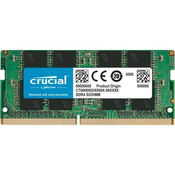Afgørende CT16G4SFRA32A SO-DIMM, 16 GB, DDR4, 3200 MHz, CL22, 260-PIN-UNBUFFERED
