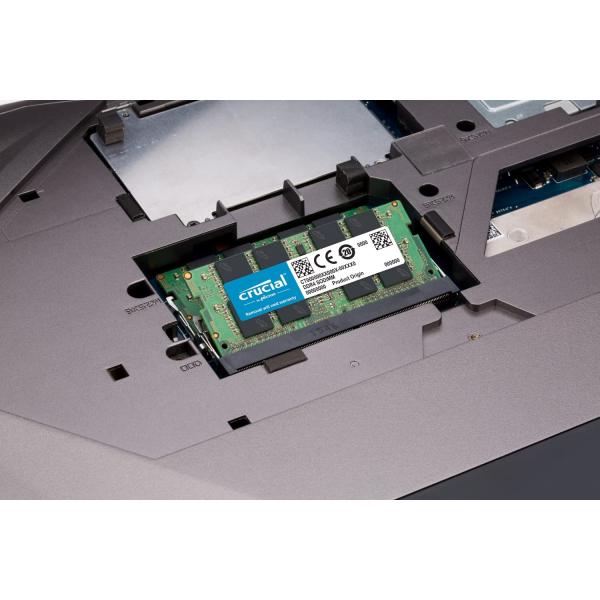 Afgørende CT16G4SFRA32A SO-DIMM, 16 GB, DDR4, 3200 MHz, CL22, 260-PIN-UNBUFFERED