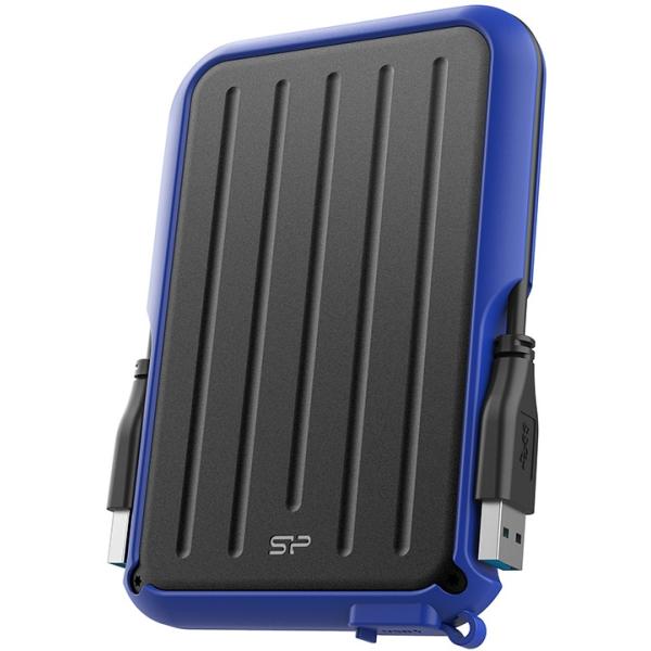 Silicon Power SP010TBPHD66SS3B Armor A66 bærbar HDD, 1 TB, USB3.2 Gen 1, MIL-STD