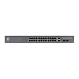 Levelone GEP-2841 28-ports Web Smart Managed Switch, L2, Gigabit Ethernet, Power over Ethernet (POE)