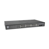 Levelone GEP-2841 28-ports Web Smart Managed Switch, L2, Gigabit Ethernet, Power over Ethernet (POE)